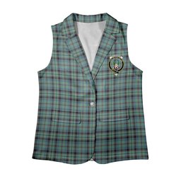 ScotsTee Shop Scottish Stevenson Ancient Women's Tartan Sleeveless Blazer Suit Vest