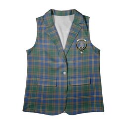 ScotsTee Shop Scottish Strange of Balkaskie Modern Women's Tartan Sleeveless Blazer Suit Vest