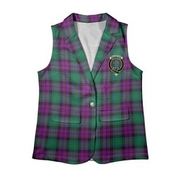 ScotsTee Shop Scottish MacArthur Milton Women's Tartan Sleeveless Blazer Suit Vest