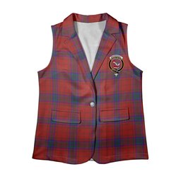ScotsTee Shop Scottish MacDougall 1842 Women's Tartan Sleeveless Blazer Suit Vest