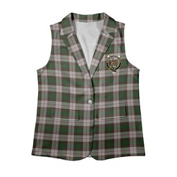 ScotsTee Shop Scottish MacKinnon Dress Women's Tartan Sleeveless Blazer Suit Vest