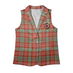 ScotsTee Shop Scottish Ogilvie (Ogilvy) Ancient Women's Tartan Sleeveless Blazer Suit Vest