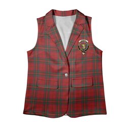ScotsTee Shop Scottish Stewart of Rothesay 2 Women's Tartan Sleeveless Blazer Suit Vest