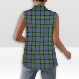 ScotsTee Shop Scottish MacLennan Ancient Women's Tartan Sleeveless Blazer Suit Vest