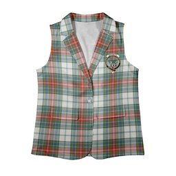 ScotsTee Shop Scottish MacBeth Dress Ancient Women's Tartan Sleeveless Blazer Suit Vest