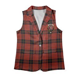 ScotsTee Shop Scottish McQueen Ancient Women's Tartan Sleeveless Blazer Suit Vest