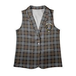 ScotsTee Shop Scottish MacKay Weathered Women's Tartan Sleeveless Blazer Suit Vest