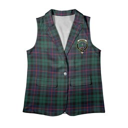 ScotsTee Shop Scottish Morrison Hunting Modern Women's Tartan Sleeveless Blazer Suit Vest