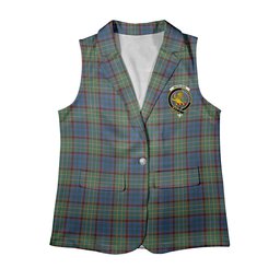 ScotsTee Shop Scottish Nicolson Hunting Ancient Women's Tartan Sleeveless Blazer Suit Vest