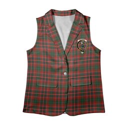 ScotsTee Shop Scottish MacInnes Hastie Women's Tartan Sleeveless Blazer Suit Vest