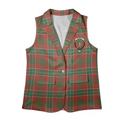 ScotsTee Shop Scottish Russell USA Ancient Women's Tartan Sleeveless Blazer Suit Vest