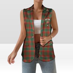ScotsTee Shop Scottish Russell USA Ancient Women's Tartan Sleeveless Blazer Suit Vest