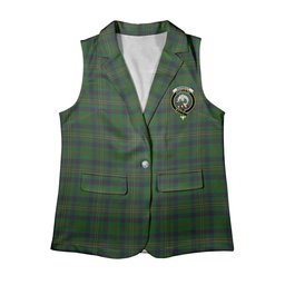 ScotsTee Shop Scottish Kennedy 3 Women's Tartan Sleeveless Blazer Suit Vest