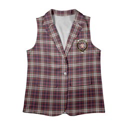 ScotsTee Shop Scottish McFarland Dress Women's Tartan Sleeveless Blazer Suit Vest