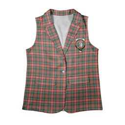 ScotsTee Shop Scottish Ritchie Ancient Clan Women's Tartan Sleeveless Blazer Suit Vest