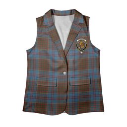ScotsTee Shop Scottish McGregor Hastie Women's Tartan Sleeveless Blazer Suit Vest