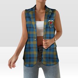 ScotsTee Shop Scottish Laing Women's Tartan Sleeveless Blazer Suit Vest
