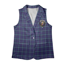 ScotsTee Shop Scottish Kirkcaldy Women's Tartan Sleeveless Blazer Suit Vest
