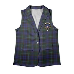 ScotsTee Shop Scottish Sempill Women's Tartan Sleeveless Blazer Suit Vest