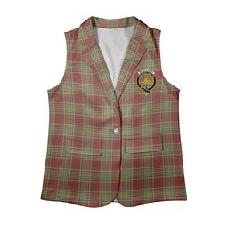 ScotsTee Shop Scottish McGillivray Hunting Ancient Women's Tartan Sleeveless Blazer Suit Vest