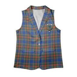 ScotsTee Shop Scottish MacBeth Ancient SC Women's Tartan Sleeveless Blazer Suit Vest