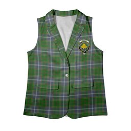 ScotsTee Shop Scottish Pringle Women's Tartan Sleeveless Blazer Suit Vest