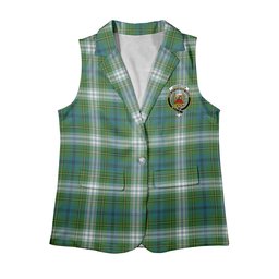 ScotsTee Shop Scottish Johnston Dress Ancient Women's Tartan Sleeveless Blazer Suit Vest