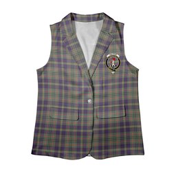 ScotsTee Shop Scottish Tailyour Weathered Women's Tartan Sleeveless Blazer Suit Vest