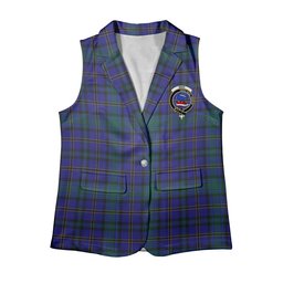 ScotsTee Shop Scottish Weir Ancient Tartan Women's Tartan Sleeveless Blazer Suit Vest