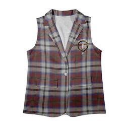ScotsTee Shop Scottish MacCulloch Dress Women's Tartan Sleeveless Blazer Suit Vest