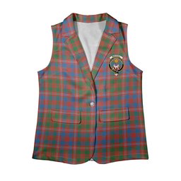 ScotsTee Shop Scottish MacColl Hunting Ancient Women's Tartan Sleeveless Blazer Suit Vest