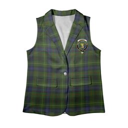ScotsTee Shop Scottish Stewart Hunting Women's Tartan Sleeveless Blazer Suit Vest