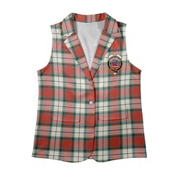 ScotsTee Shop Scottish Rose Dress Ancient Women's Tartan Sleeveless Blazer Suit Vest
