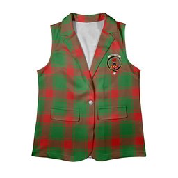 ScotsTee Shop Scottish Middleton Modern Women's Tartan Sleeveless Blazer Suit Vest