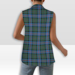 ScotsTee Shop Scottish Malcolm of Berwick Ancient Women's Tartan Sleeveless Blazer Suit Vest