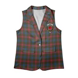 ScotsTee Shop Scottish Wilson Janet 2 Women's Tartan Sleeveless Blazer Suit Vest