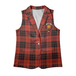 ScotsTee Shop Scottish McLeod of Raasay Ancient Women's Tartan Sleeveless Blazer Suit Vest