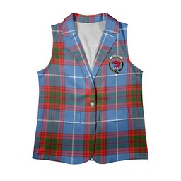 ScotsTee Shop Scottish Sydserf Women's Tartan Sleeveless Blazer Suit Vest