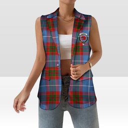 ScotsTee Shop Scottish Sydserf Women's Tartan Sleeveless Blazer Suit Vest