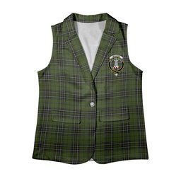 ScotsTee Shop Scottish McLean Hunting Women's Tartan Sleeveless Blazer Suit Vest