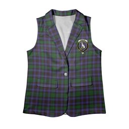 ScotsTee Shop Scottish Hunter of Peebleshire Women's Tartan Sleeveless Blazer Suit Vest