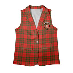 ScotsTee Shop Scottish Livingstone Modern Women's Tartan Sleeveless Blazer Suit Vest