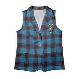 ScotsTee Shop Scottish Hume Ancient Women's Tartan Sleeveless Blazer Suit Vest