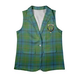ScotsTee Shop Scottish Johnstone Ancient Women's Tartan Sleeveless Blazer Suit Vest