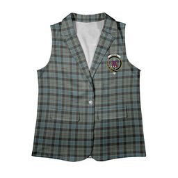 ScotsTee Shop Scottish Ogilvie (Ogilvy) Hunting Women's Tartan Sleeveless Blazer Suit Vest