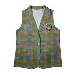ScotsTee Shop Scottish Stephenson Old Ancient Women's Tartan Sleeveless Blazer Suit Vest