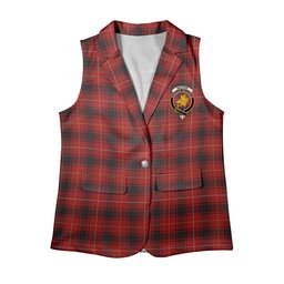 ScotsTee Shop Scottish MacIver 2 Women's Tartan Sleeveless Blazer Suit Vest