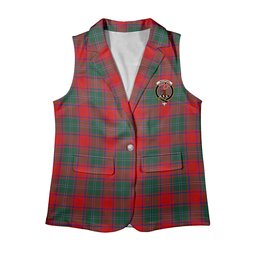 ScotsTee Shop Scottish MacPhail SC Women's Tartan Sleeveless Blazer Suit Vest