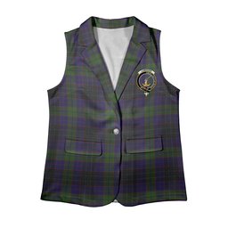 ScotsTee Shop Scottish Lumsden Hunting Women's Tartan Sleeveless Blazer Suit Vest