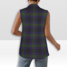 ScotsTee Shop Scottish Lumsden Hunting Women's Tartan Sleeveless Blazer Suit Vest
